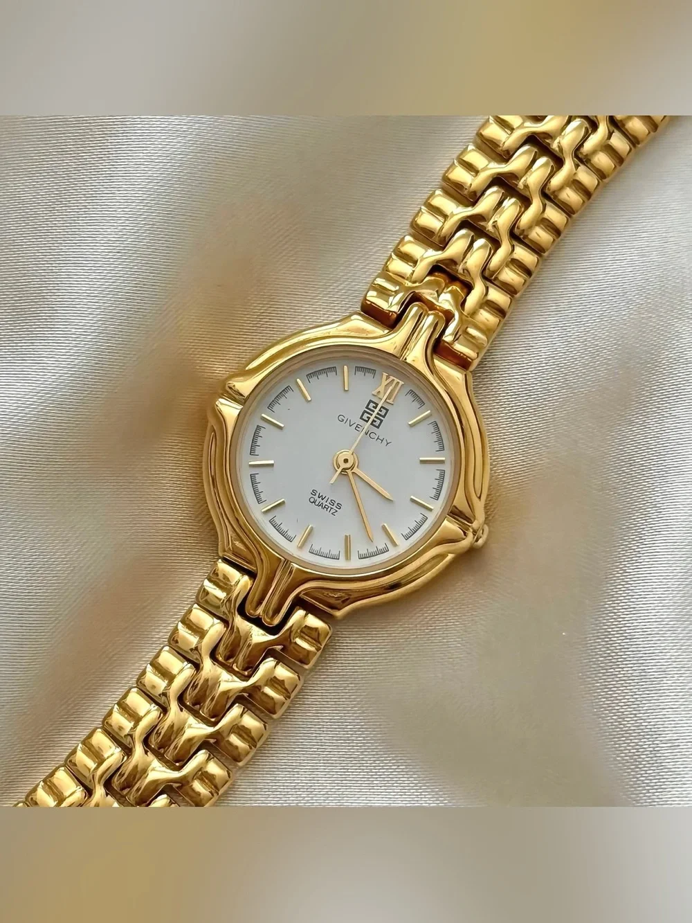 AUTHENTIC VINTAGE GIVENCHY GOLD WATCH